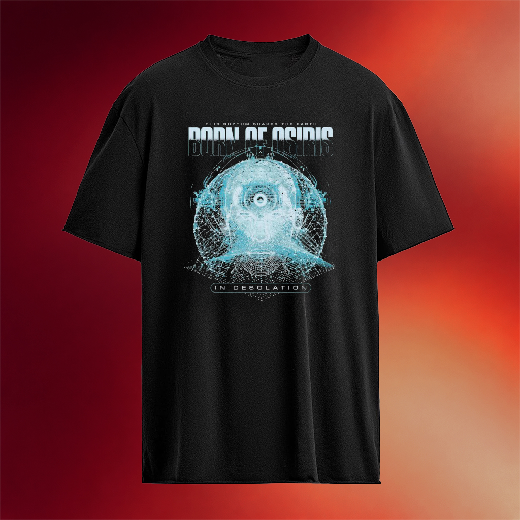 Born Of Osiris In Desolation This Rhythm Shakes The Earth T-Shirt Born Of Osiris Merch For Fans_