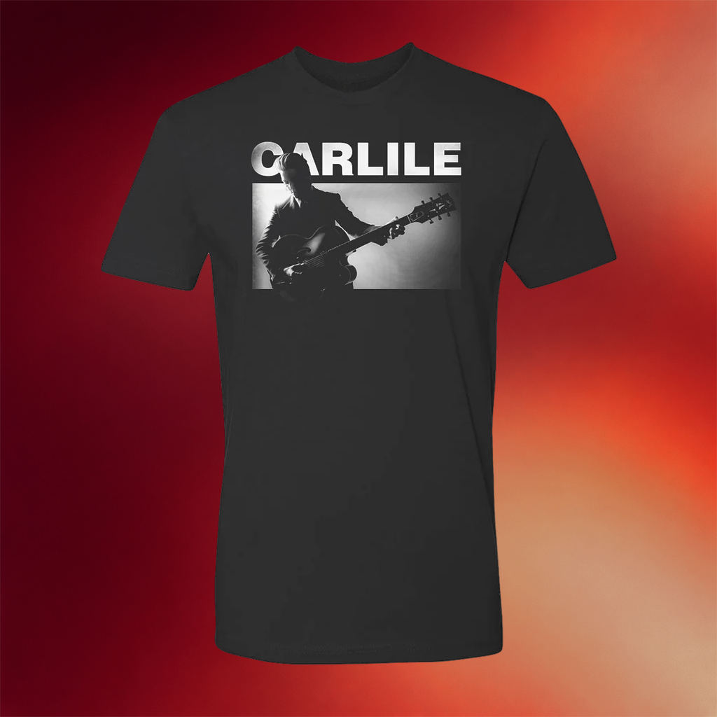 Brandi Carlile Merch Guitar Shadow White Logo T-Shirt Gifts For Music Fans