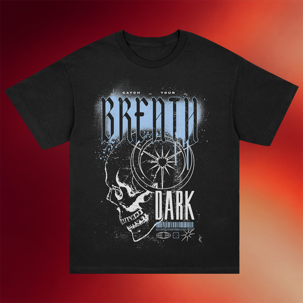 Catch Your Breath Merch 2026 Spray Skull T-Shirt Cool Gifts For Rock Lovers