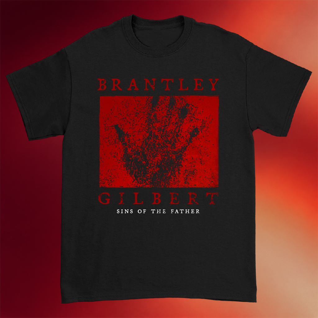 Brantley Gilbert Merch 2026 Sins Of The Father T-Shirt Music Related Gifts For Guys