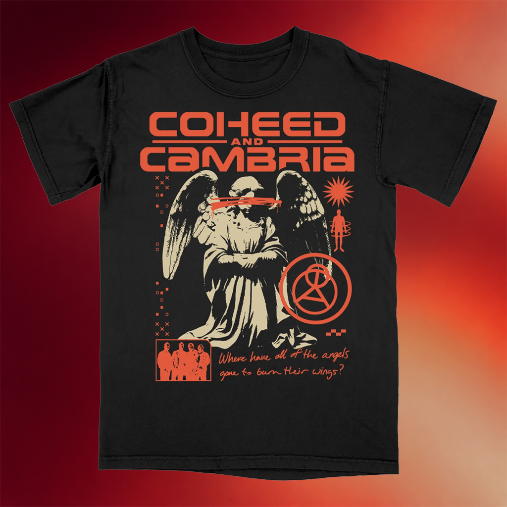 Coheed And Cambria Merch 2026 Angels Gone T-Shirt Presents For Music Lovers