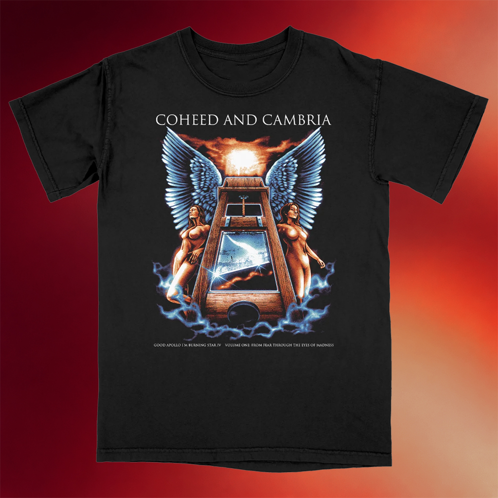 Coheed And Cambria Merch 2026 Guillotine Angel T-Shirt Present For Music Lovers