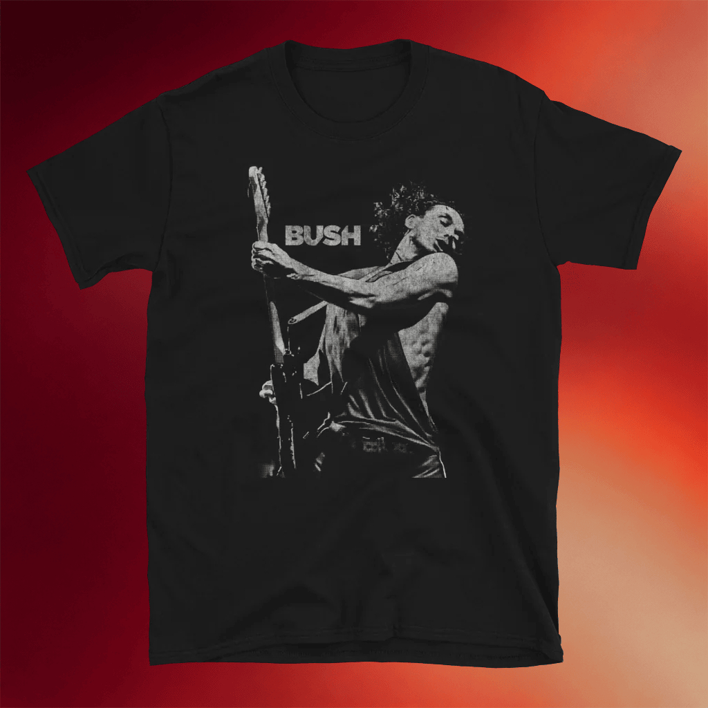 Bush Merch 2026 Gavin Guitar Photo T-Shirt Bush Band Shirt Presents For Music Lovers