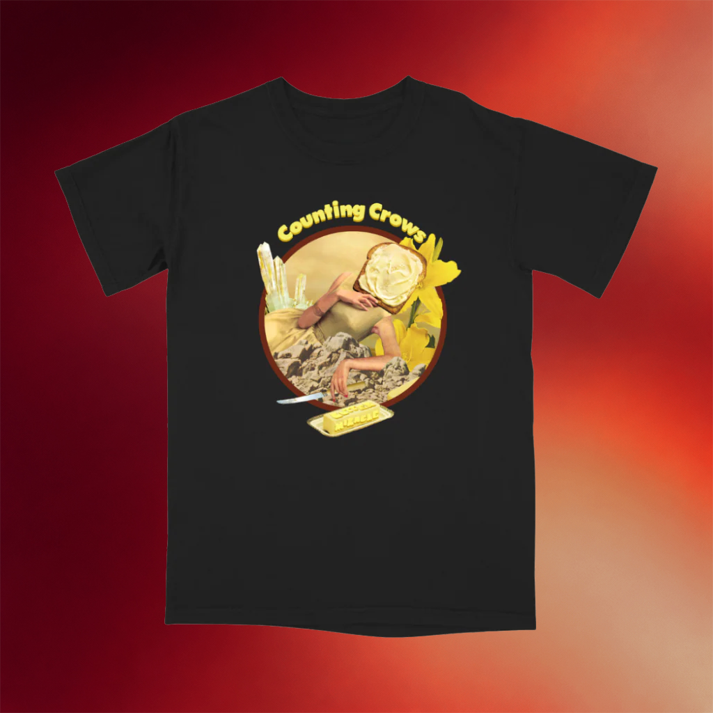 Counting Crows Merch 2026 Butter Miracle Album Cover T-Shirt Presents For Rock Lovers
