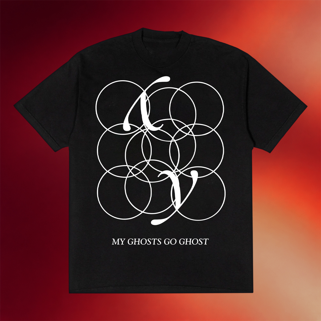 DeadAir Merch Black Cover T-Shirt My Ghosts Go Ghost Shirt Birthday Presents For Him