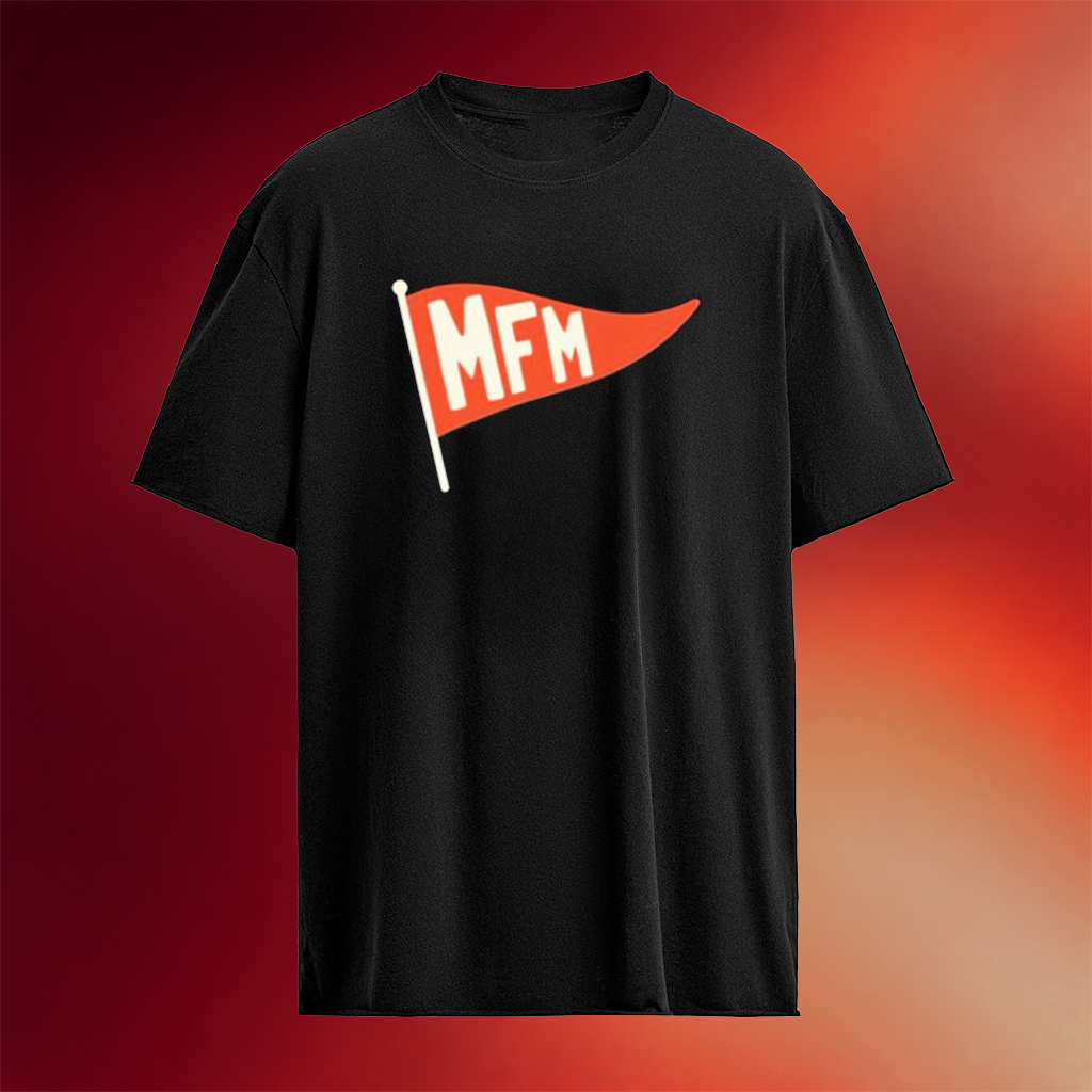 Exactly Right Media Red Flag MFM T-Shirt Unique Birthday Gift For Dad