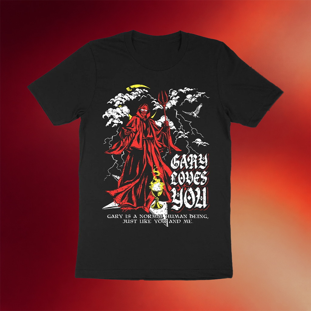 Fangamer Merch 2026 Faith The Unholy Trinity Gary Loves You T-Shirt Gifts For Brothers