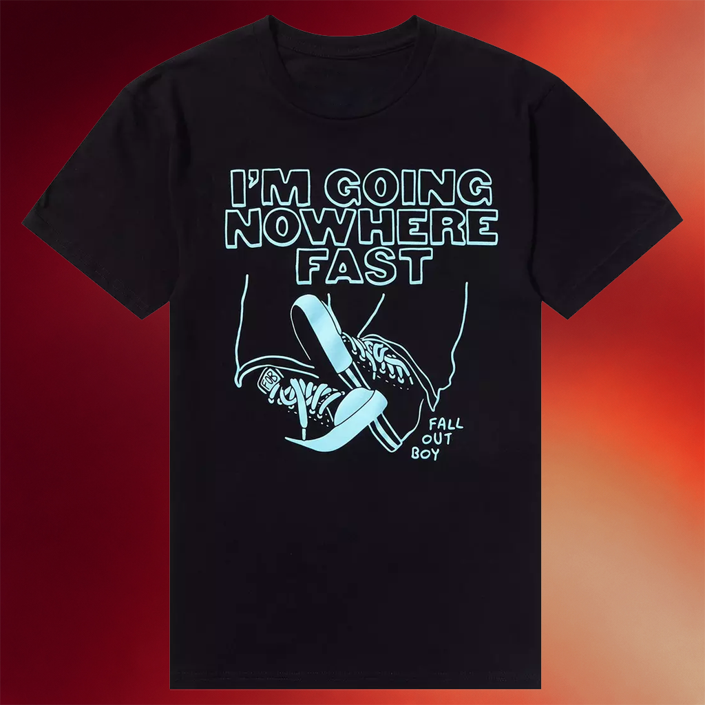 Fall Out Boy Merch Fall Out Boy Going Nowhere Fast Boyfriend Fit Girls T-Shirt Gifts For BFF