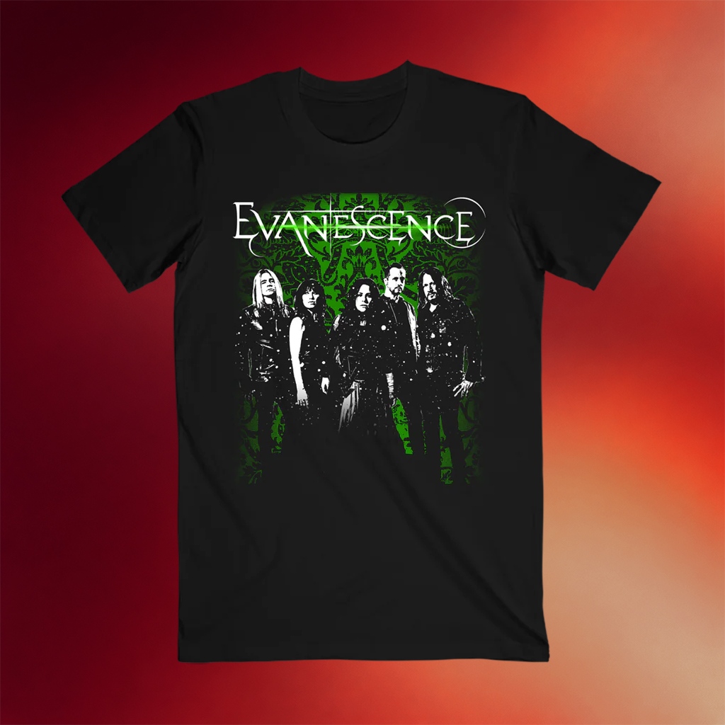 Evanescence Merch 2026 Group Photo T-Shirt Evanescence Band Shirt Gift For Rock Fans