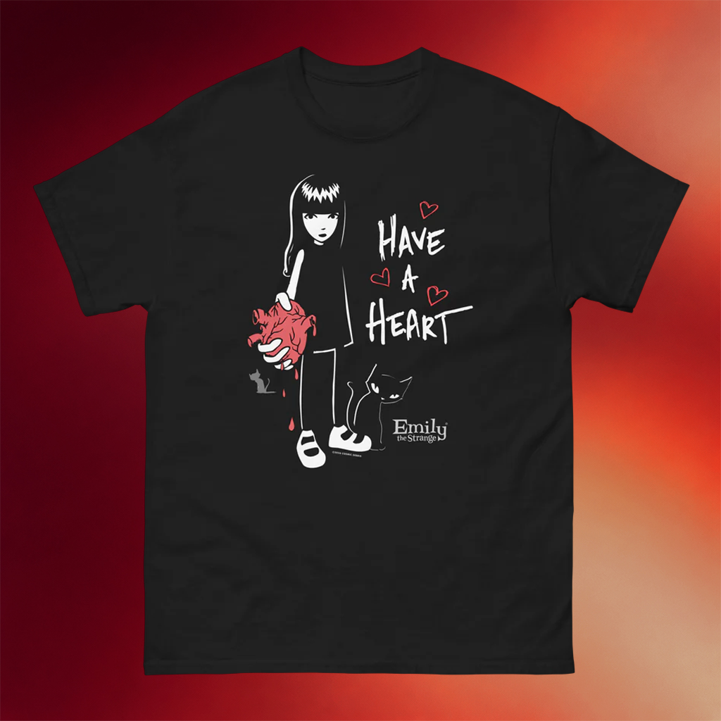 Emily Strange Merch Have A Heart T-Shirt Emily The Strange Shirt Gift Ideas For Her