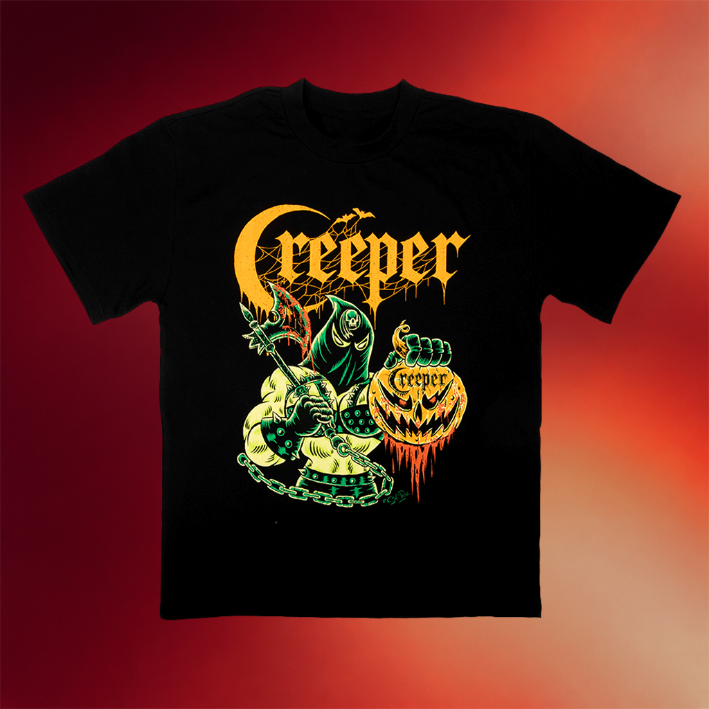 Creeper Merch 2026 Sol Roc Mistress of Death Pumpkin T-Shirt Black Halloween Gifts Ideas