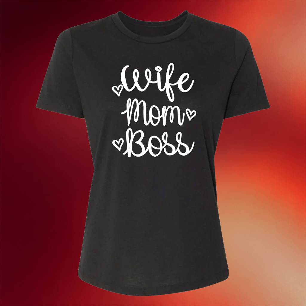 Enrforce Merch 2026 Triple Threat T-Shirt Wife Mom Boss Shirt Gifts For Her