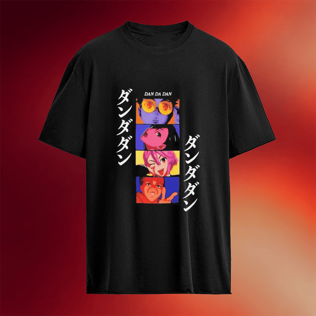 Dan Da Dan Group Opening T-shirt Dan Da Dan Merch Gift Ideas For Boyfriend