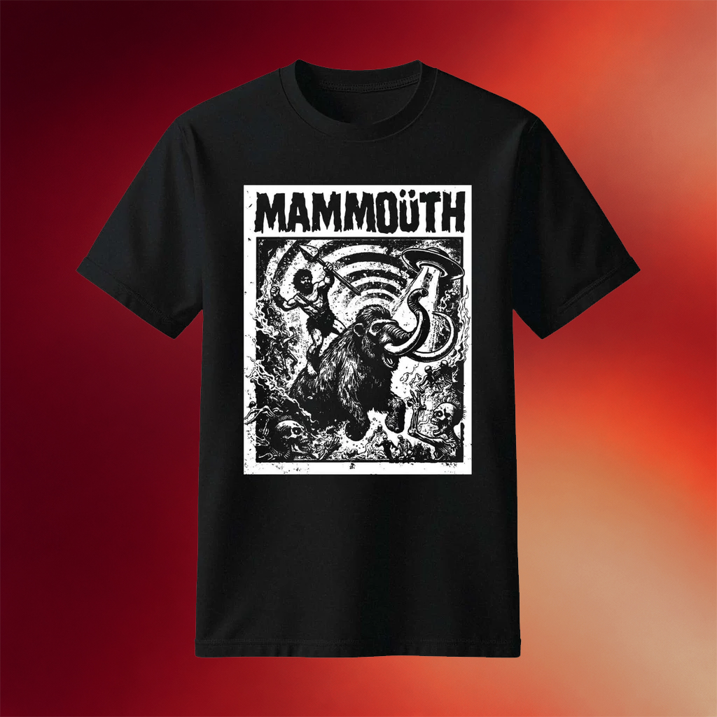 Distroville Merch 2026 Mammouth Black T-Shirt Gifts Ideas For Rock Band Fans