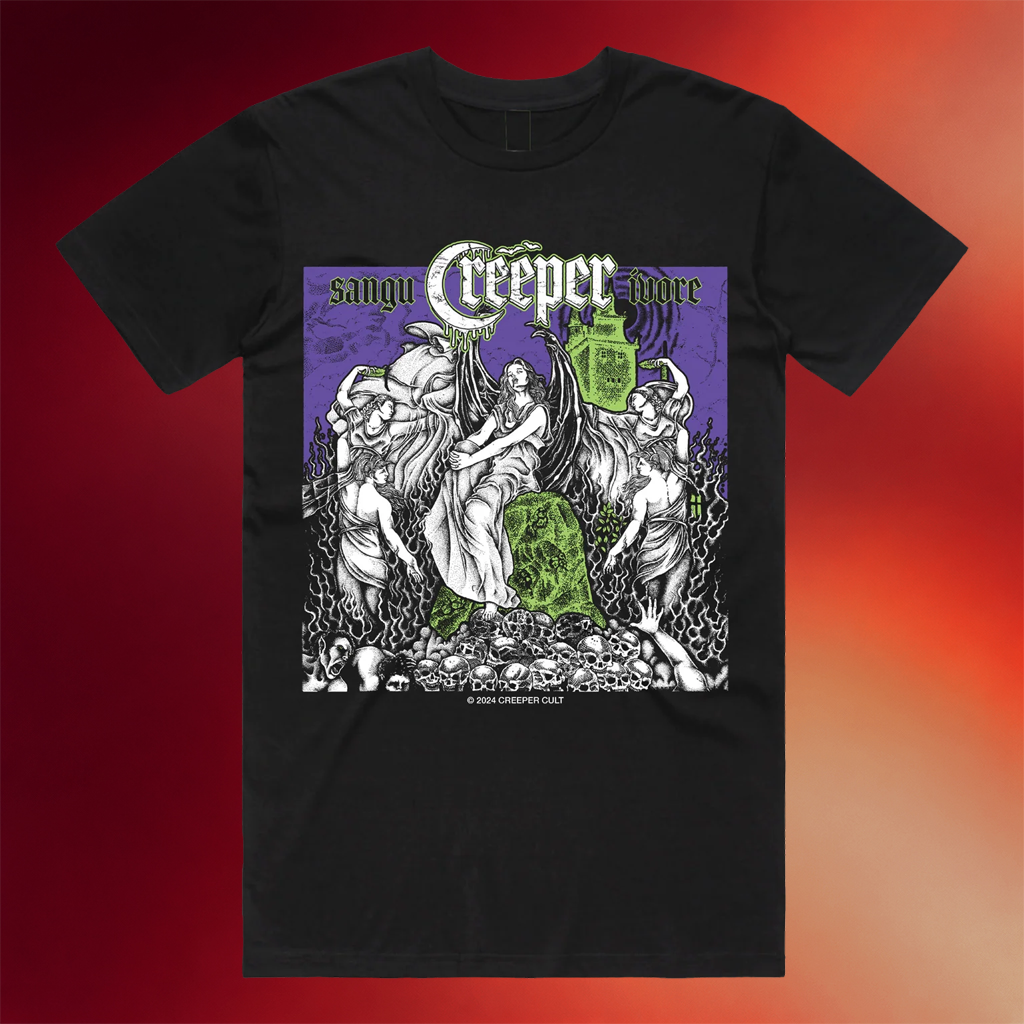 Creeper Merch 2026 Sanguivore T-Shirt Creeper Band Shirts Music Related Gifts For Guys