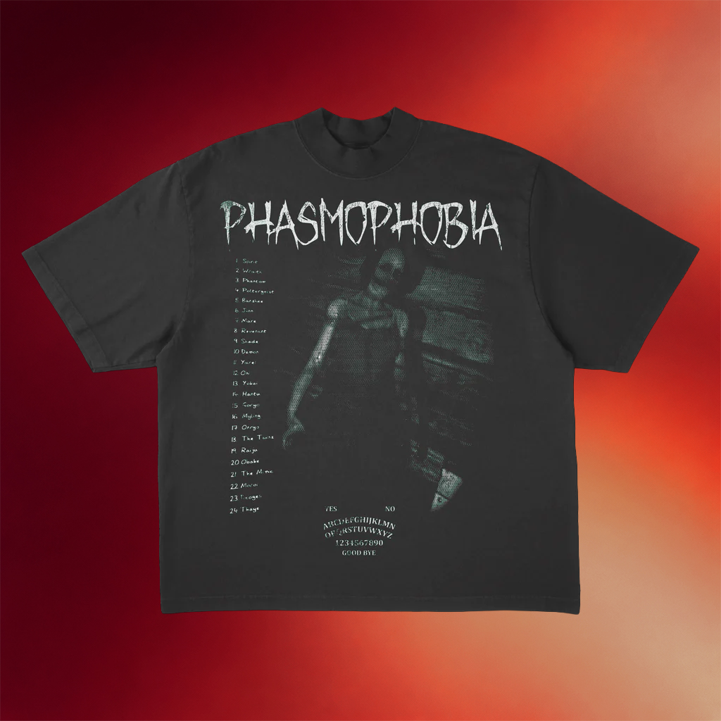 Prestige Merch Supply Phasmophobia T-Shirt Present Ideas For Video Game Fans