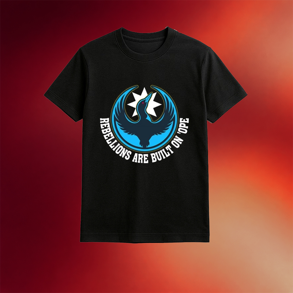 Rebellions Are Built On Hope T-Shirt Minnesota Rebel Alliance Bird Loon Shirt Gifts For Him