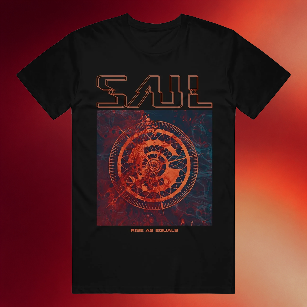 Saul Merch 2026 Band Rise As Equals Black T-Shirt Saul Shirt Gifts For Father_s Day