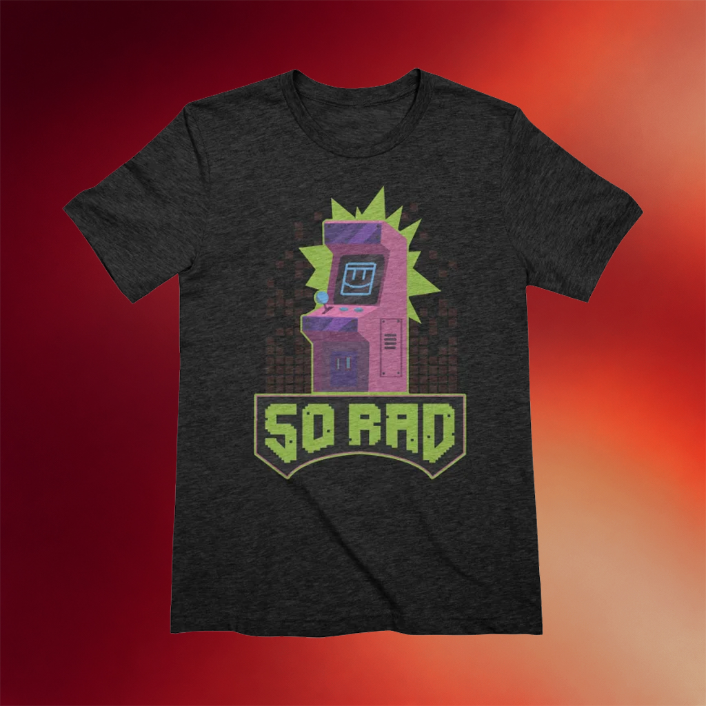Rec Room Merch 2026 Retro Gamer T-Shirt So Rad Shirt Gifts For Boyfriend