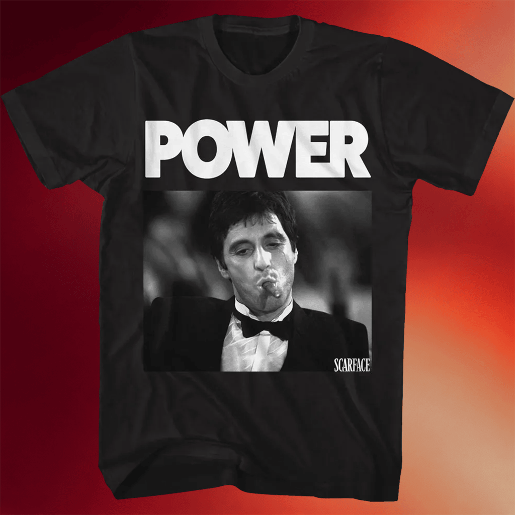 Scarface Shirt Tony Montana Power Scarface T-Shirt Best Father_s Day Gifts For Husband