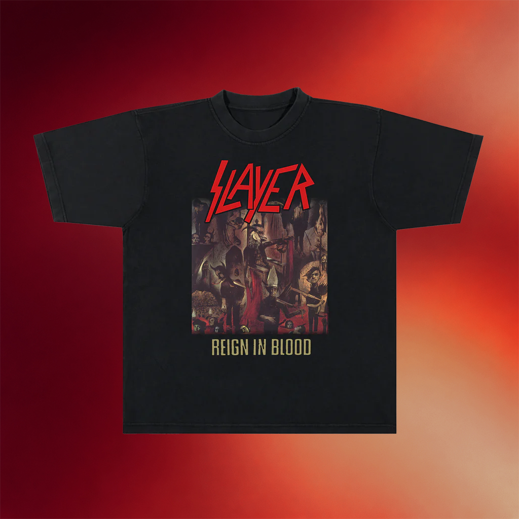 Slayer Merch Reign in Blood T-Shirt Slayer Shirt Birthday Presents For Brother
