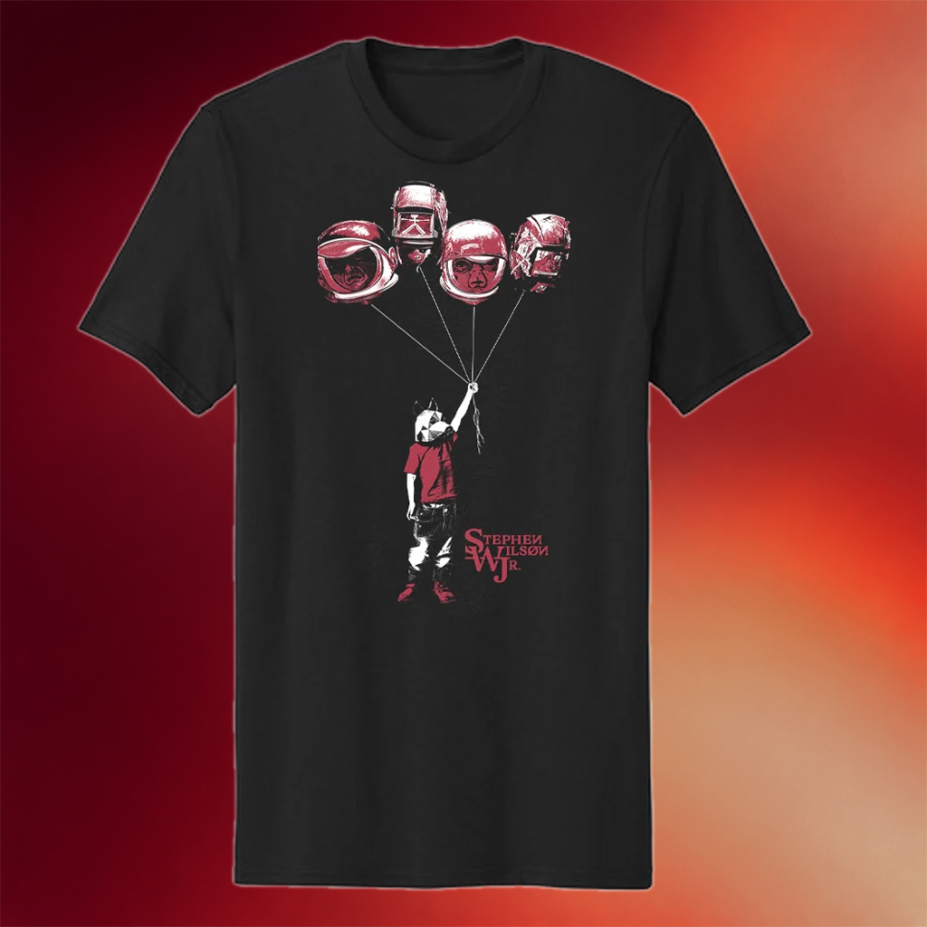 Stephen Wilson Jr Merch 2026 Wolf With Balloons T-Shirt Cool Gifts For Music Lovers