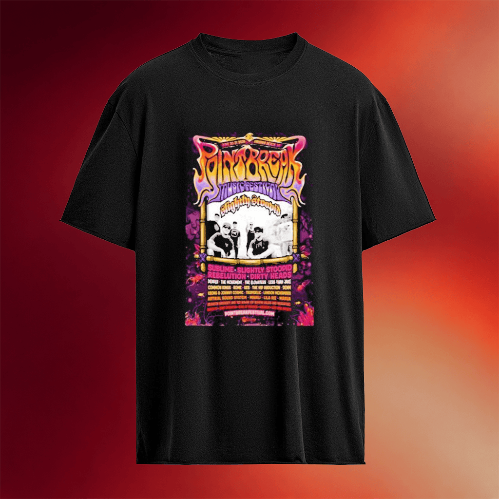Slightly Stoopid Point Break Festival June 20 21 2026 T-Shirt Slightly Stoopid Merch