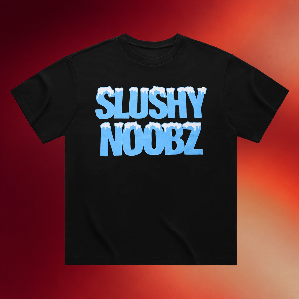 Slushy Noobz Merch 2026 Blue Ice T-Shirt Black Birthday Gift Ideas For Husband