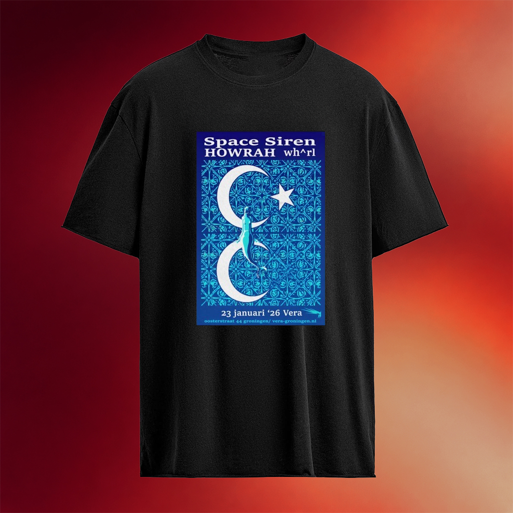 Space Siren Howrah Groningen NL T-Shirt Space Siren Merch Unique Gifts For Music Lovers