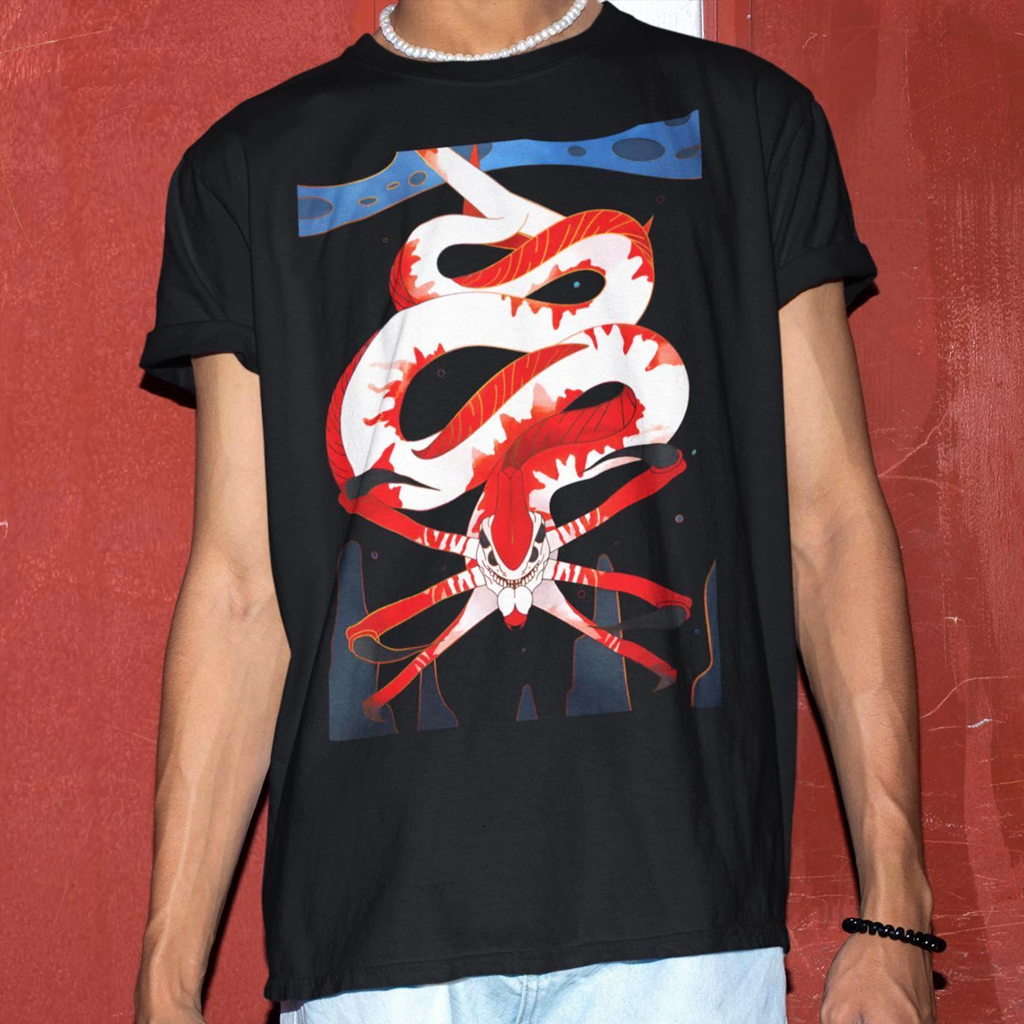 Subnautica Merch 2026 Reaper Leviathan T-Shirt Subnautica Game Shirt Gifts For Brothers