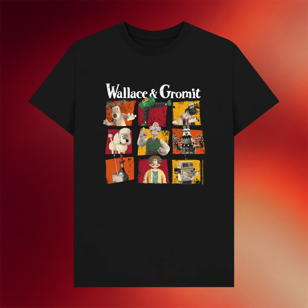 Wallace And Gromit Merch 2026 Retro Wallace And Gromit T-Shirt Gifts For Friends