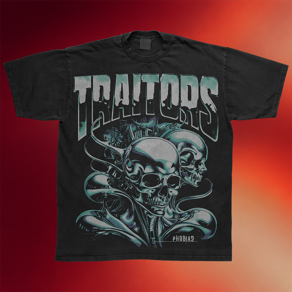 Traitors Merch 2026 Chrome Skull T-Shirt Best Father_s Day Gifts For Dad