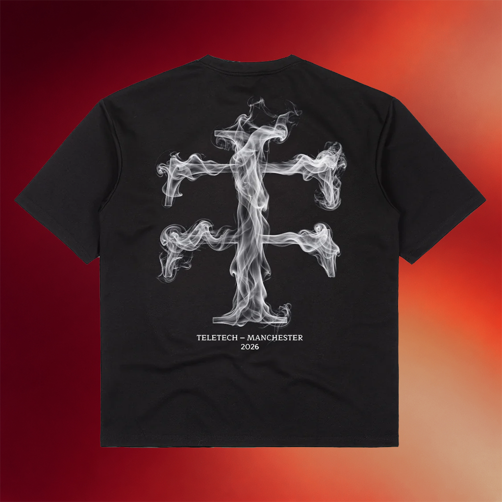 Teletech Merch 2026 Teletech Manchester Smoke T-Shirt Birthday Present For Him