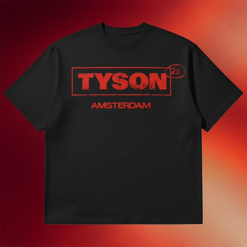 Tyson 20 Merch 2026 Logo T-Shirt Black Tyson 20 Amsterdam Shirt Present For Brothers