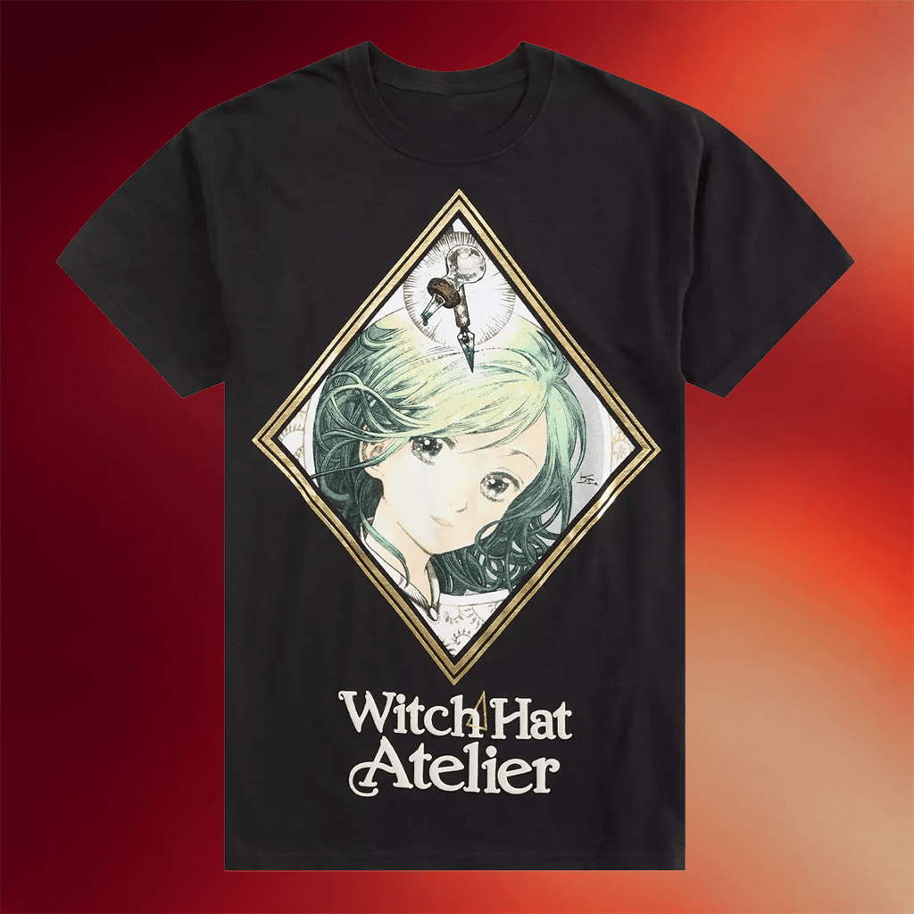 Witch Hat Atelier Merch 2026 Coco Diamond Gold Foil T-Shirt Gift Ideas For Anime Lovers