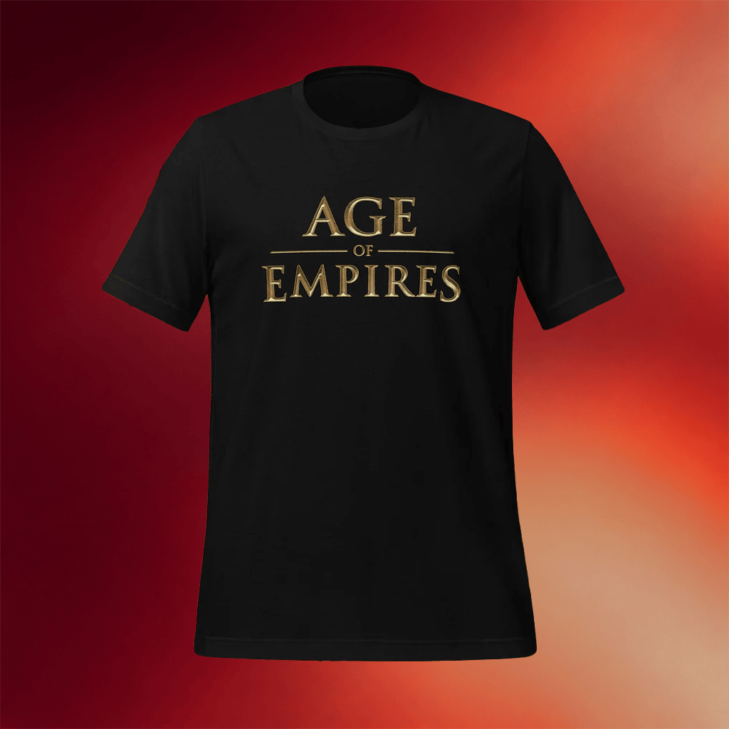 Xbox Game Studios Merch 2026 Age Of Empires Logo T-Shirt Best Gifts For Game Lovers