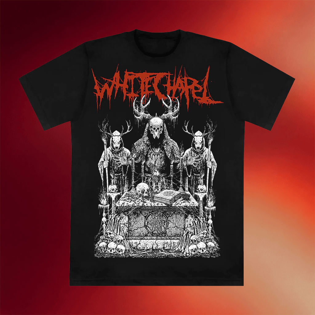 Whitechapel Merch 2026 Cult Altar Black T-Shirt Whitechapel Shirt Gifts For Music Lovers