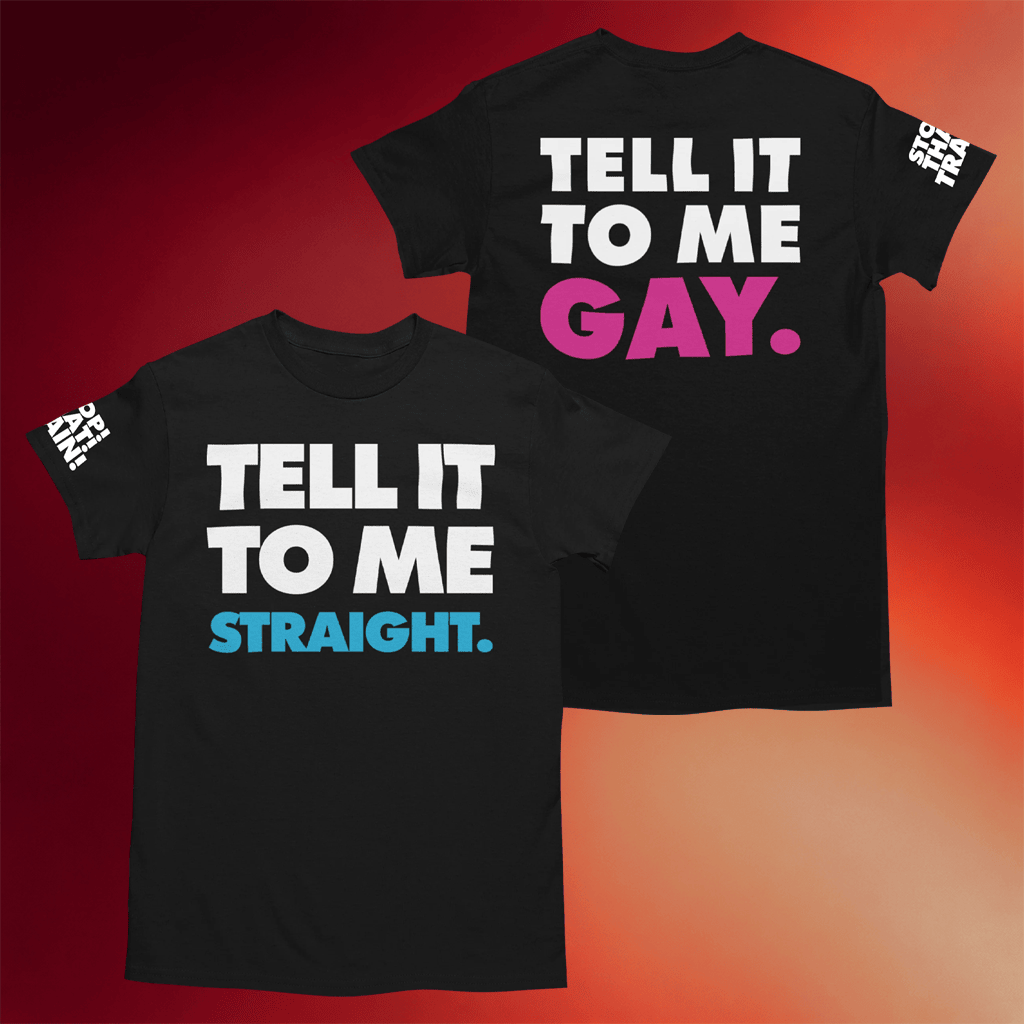 World Of Wonder Merch 2026 Stop That Train T-Shirt Tell It To Me Straight Gay Shirt LGBT Gifts