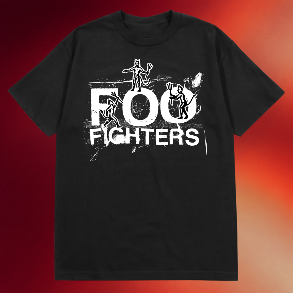 Foo Fighters Merch 2026 Devil T-Shirt Foo Fighters Shirt Gifts For Rock Fan