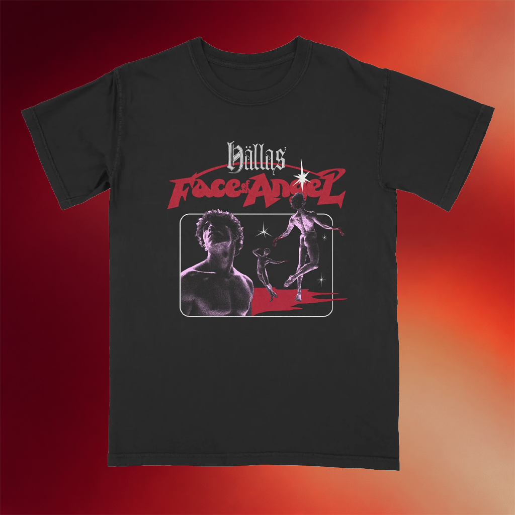Hallas Band Merch Face Of An Angel T-Shirt Gifts For Rock Band Fans