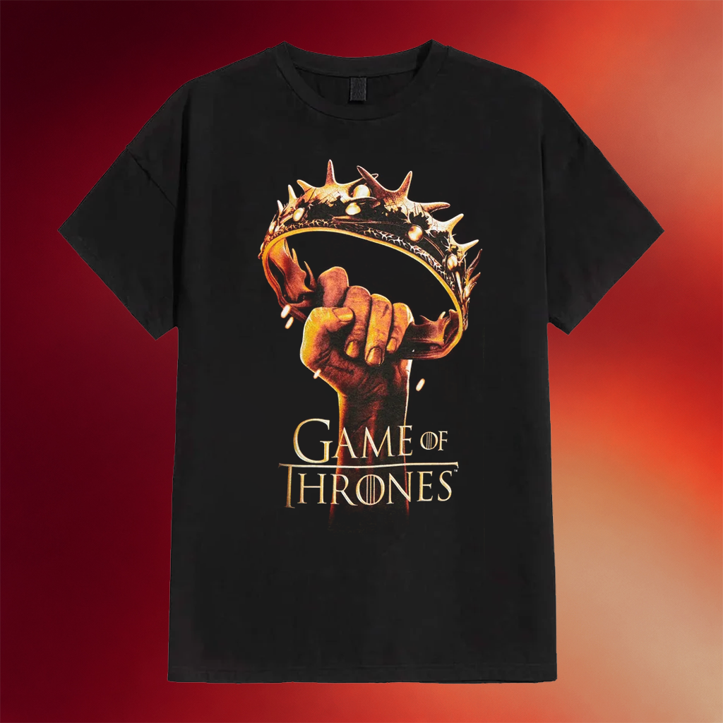 Game Of Thrones Merch Crown Logo T-Shirt Game Of Thrones Shirt Birthday Gift For Husband