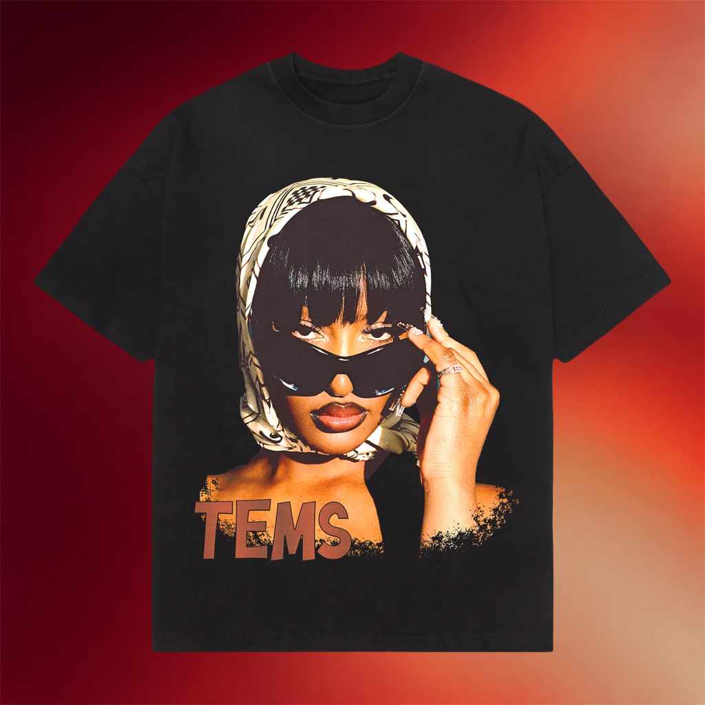 Fusion Pieces Merch Tems Big Face T-Shirt Tems Merch Birthday Gift For Sister