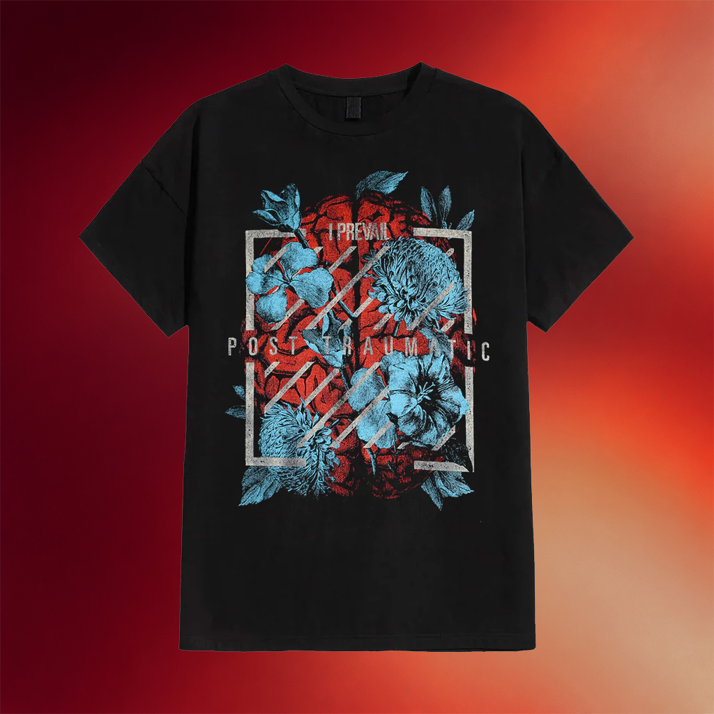 I Prevail Merch 2026 Brain Flowers T-Shirt Post Traumatic Shirt Gifts For Friends