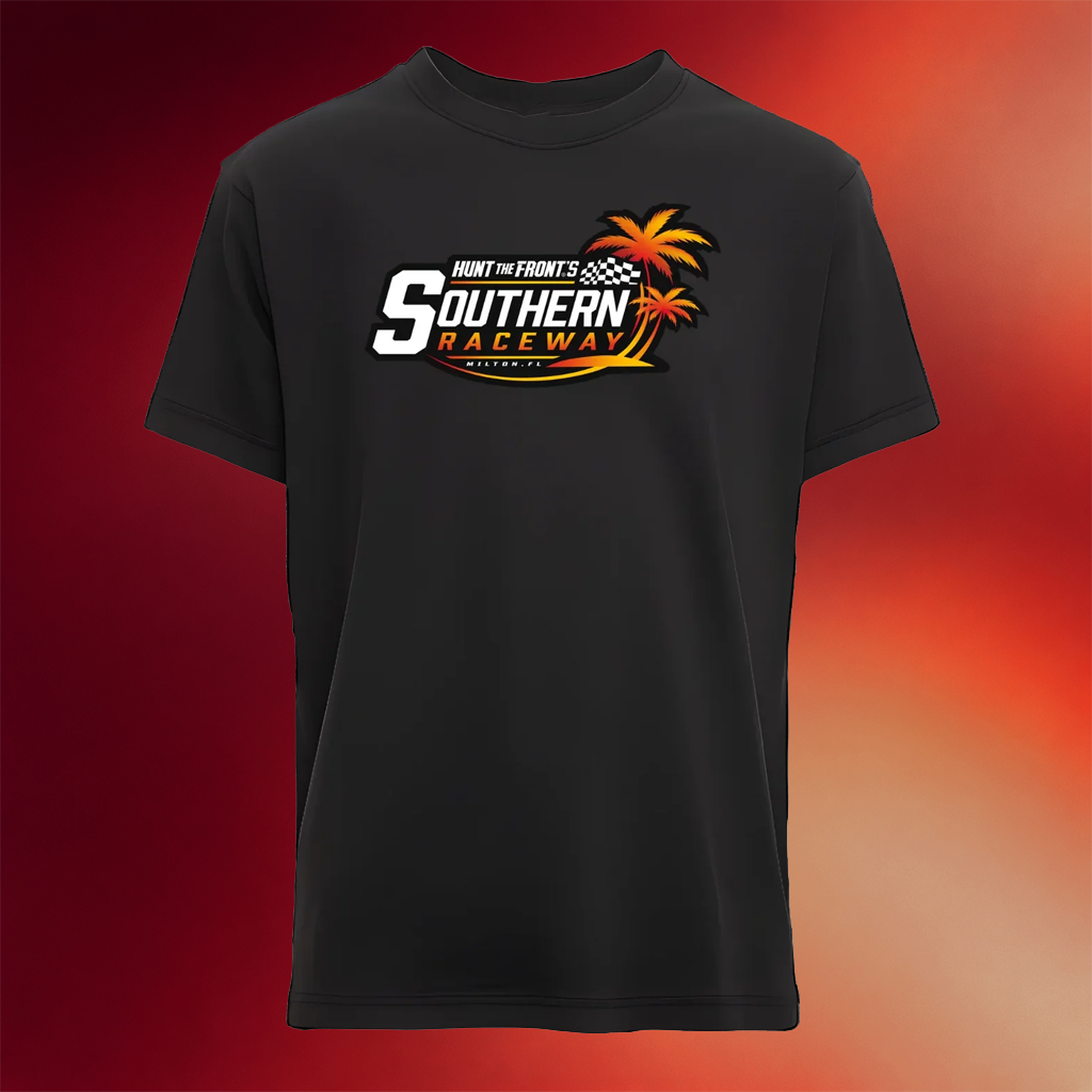HTF Merch Hunt The Front_s Southern Raceway T-Shirt Birthday Present For Husband