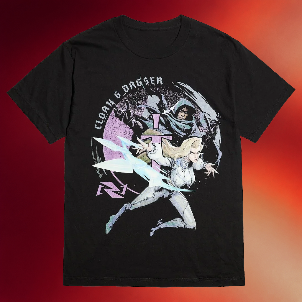 Marvel Rivals Merch Marvel Rivals Cloak And Dagger Forge T-Shirt Gifts For Son Game Lovers