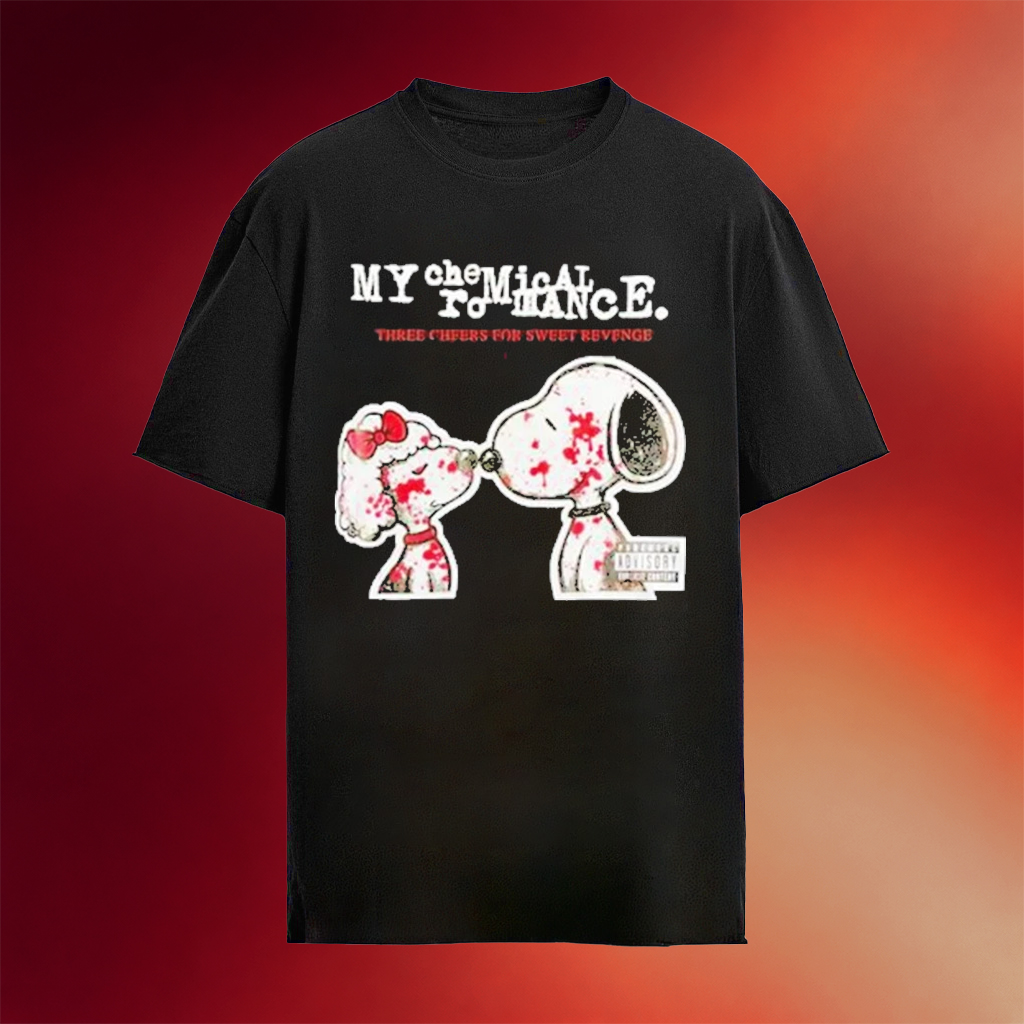My Chemical Romance Three Cheers For Sweet Revenge Snoopy 2026 Shirt My Chemical Romance Merch
