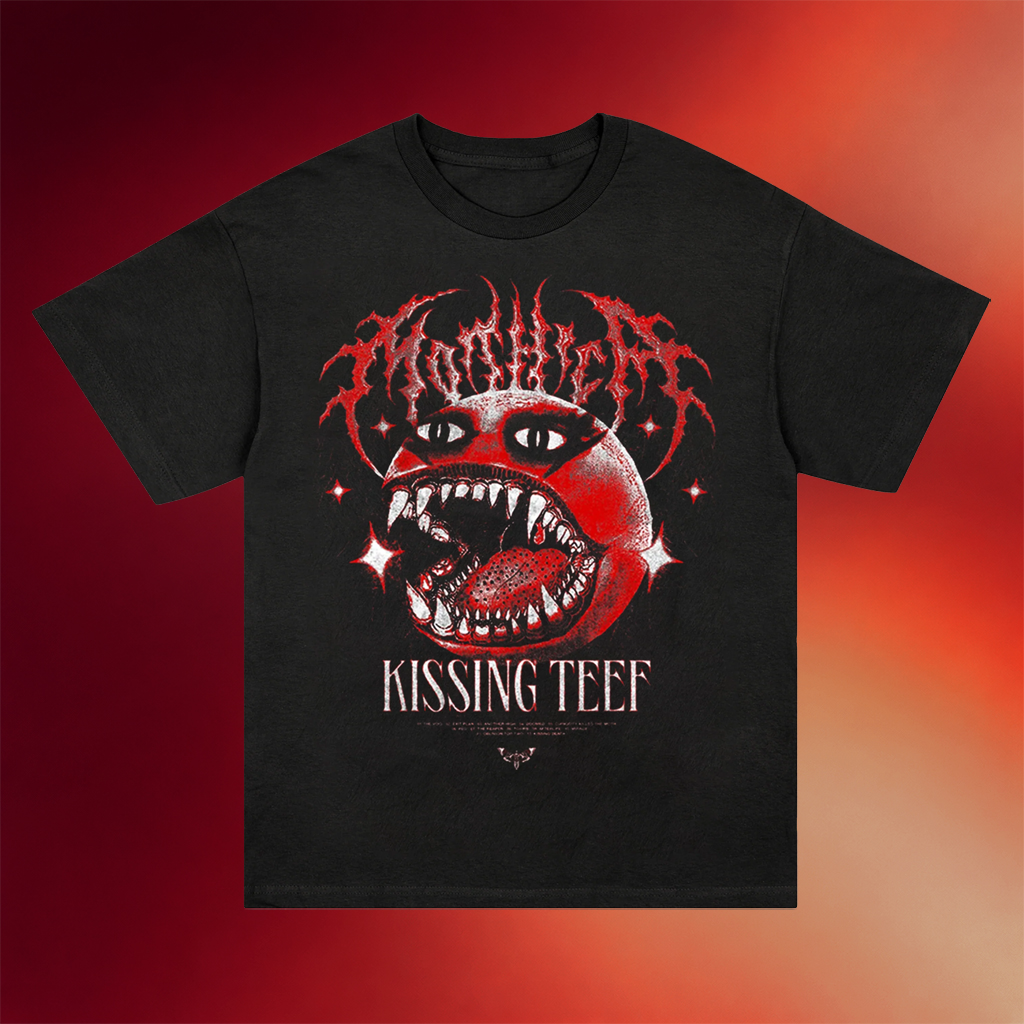 Mothica Merch 2026 Kissing Teef T-Shirt Mothica Shirt Gifts For Music Lovers