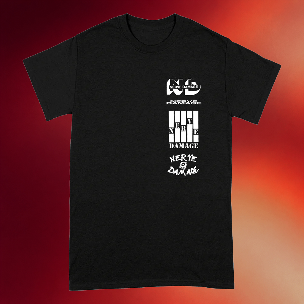 Last Ride Records Merch 2026 Nerve Damage T-Shirt Stacked Logo Shirt Gifts For Him