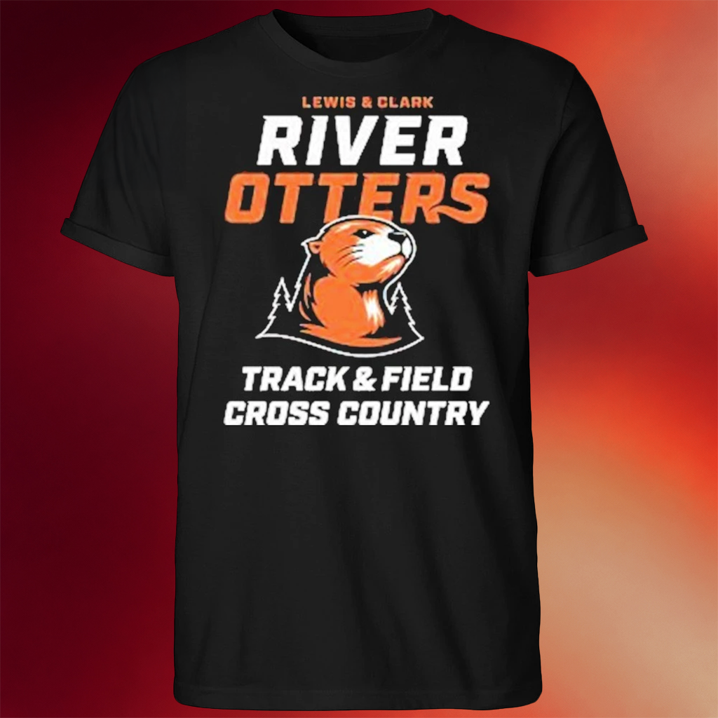 Lewis And Clark River Otters Track And Field Cross Country Logo T-Shirt Gifts For Husband