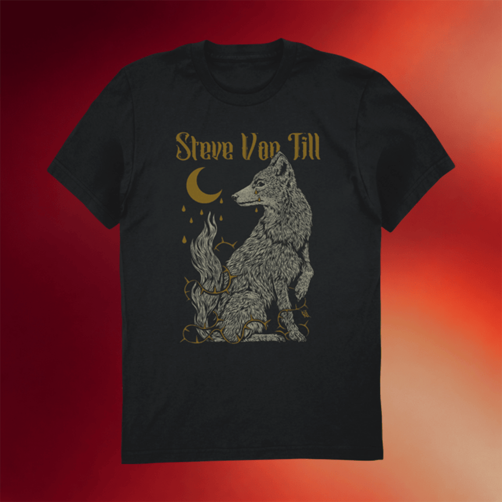 Neurosis Merch 2026 Steve Von Till Coyote Moon T-Shirt Music Gift Ideas For Guys